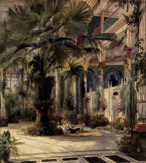 Karl Blechen In the Palm House in Potsdam France oil painting art